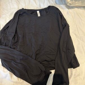 Lululemon Black Long Sleeve workout top